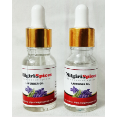 Lavender Oil - 30 ML (Pack of 2) in Amber bottle with glass dropper